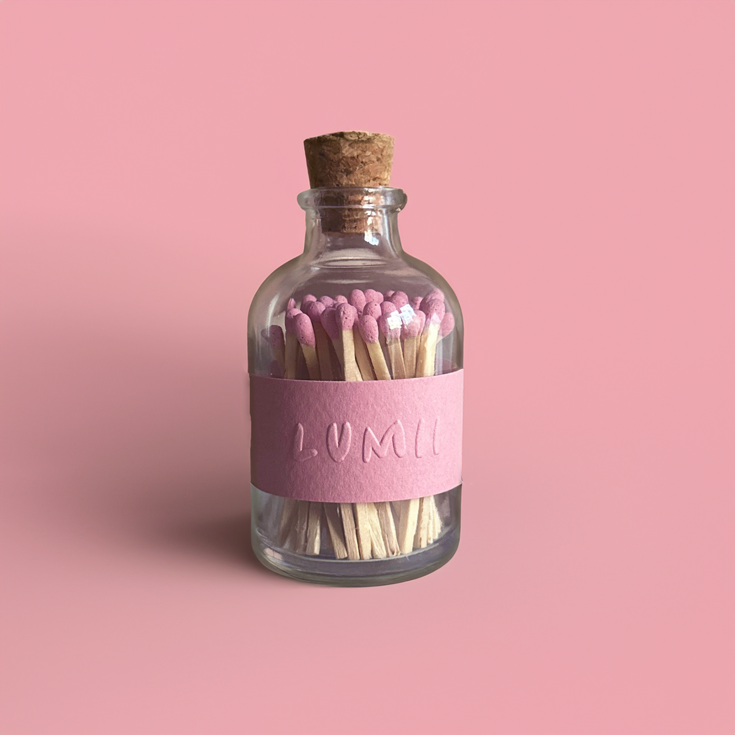 Tändstickor - Ljusrosa